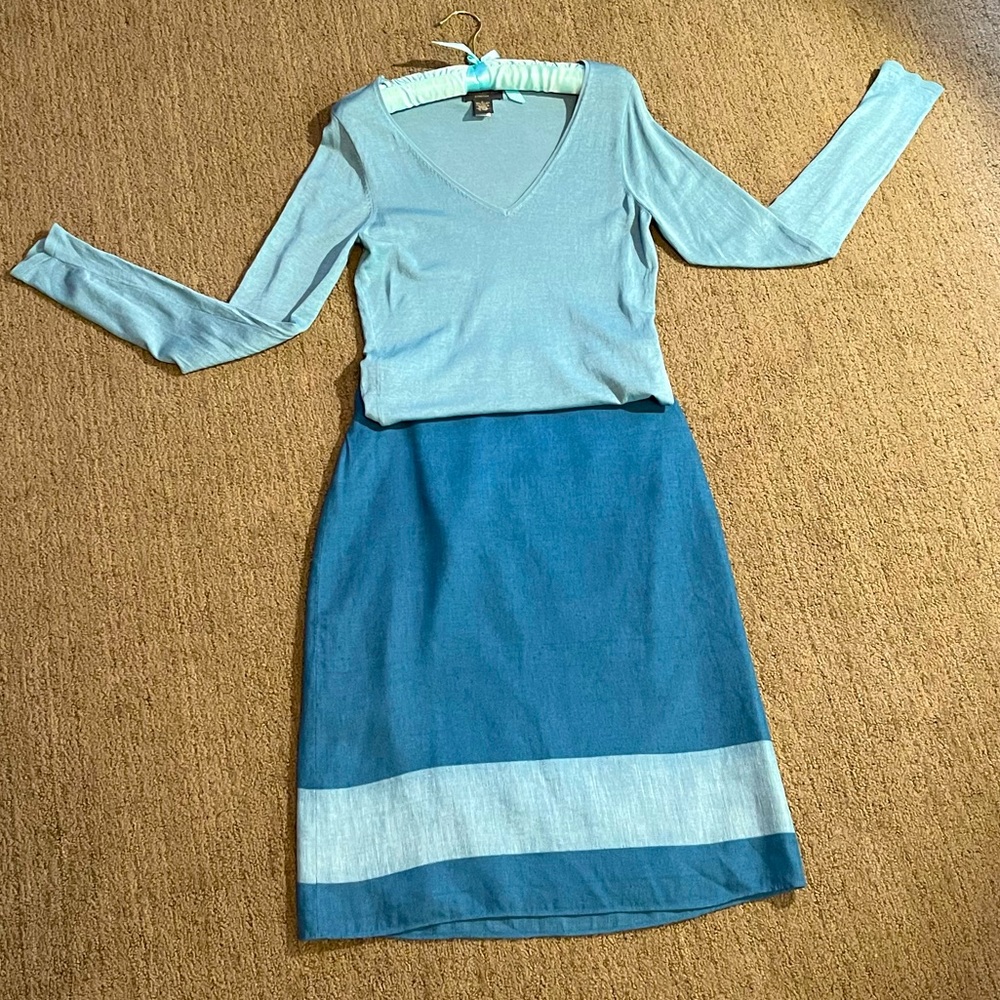 2 Piece Banana Republic Shirt & Skirt